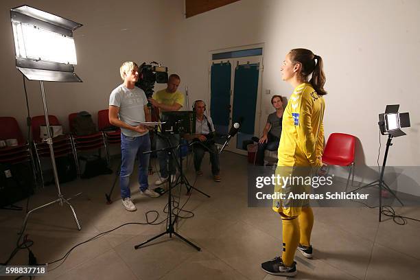 Behind the Scenes view picturesd during the Allianz Women´s Bundesliga Tour on August 31, 2016 in Freiburg im Breisgau, Germany.