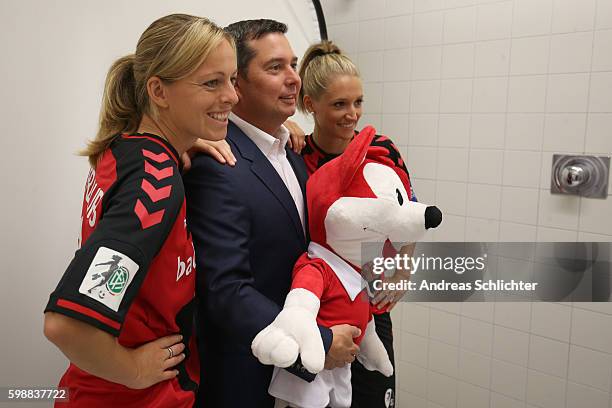 Behind the Scenes view picturesd during the Allianz Women´s Bundesliga Tour on August 31, 2016 in Freiburg im Breisgau, Germany.