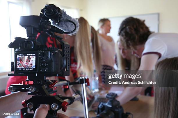 Behind the Scenes view picturesd during the Allianz Women´s Bundesliga Tour on August 31, 2016 in Freiburg im Breisgau, Germany.