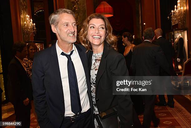 Antoine de CaunesÊand Daphne Roulier attend the Dinner Party - 42nd Deauville American Film Festival Opening Ceremony at the CID on September 2, 2016...