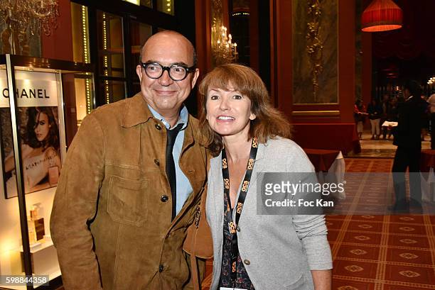 Karl Zero and Daisy dÕErrataÊattend the Dinner Party - 42nd Deauville American Film Festival Opening Ceremony at the CID on September 2, 2016 in...