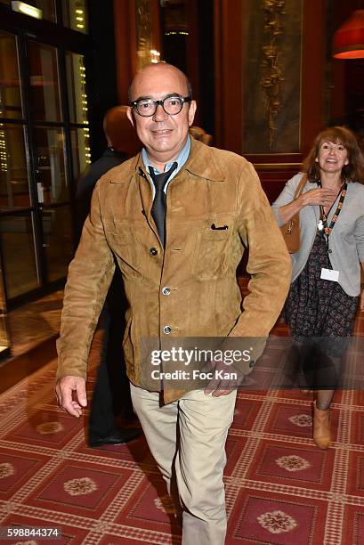 Karl Zero attends the Dinner Party - 42nd Deauville American Film Festival Opening Ceremony at the CID on September 2, 2016 in Deauville, France.