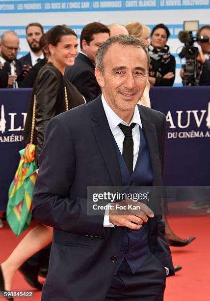 Elie Semoun attends the 'Infiltrator' Deauville Premiere as part of 42nd Deauville American Film Festival Opening Ceremony at the CID on September 2,...