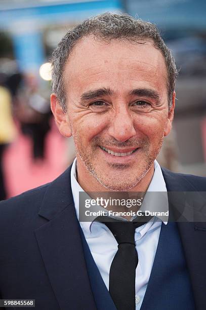 Elie Semoun arrives at the opening ceremony of the 42nd Deauville American Film Festival on September 2, 2016 in Deauville, France.