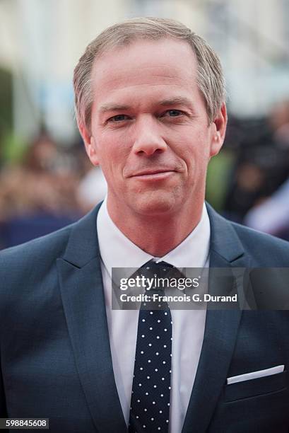 Julien Arnaud arrives at the opening ceremony of the 42nd Deauville American Film Festival on September 2, 2016 in Deauville, France.