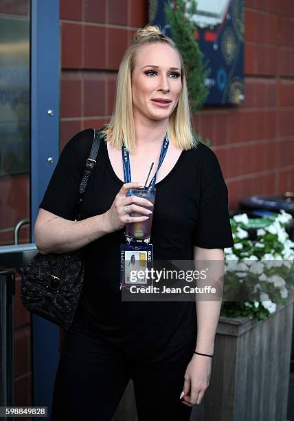 Aubree Connors, daughter of Jimmy and Patti Connors attends day 5 of the 2016 US Open at USTA Billie Jean King National Tennis Center on September 2,...