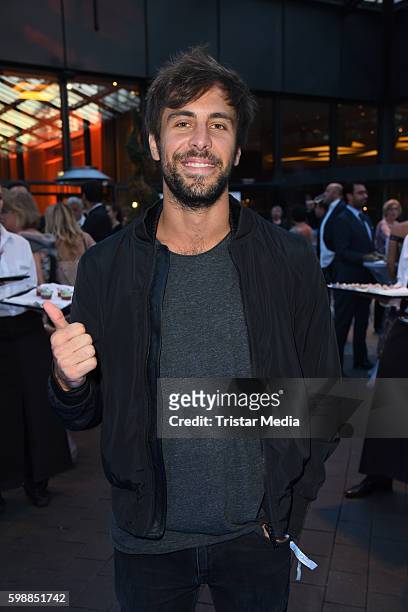 Max Giesinger attends the Alcatel Entertainment Night on September 2, 2016 in Berlin, Germany.