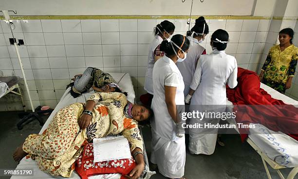 Nurses Fever 2,522 The Lnjp Hospital Photos & High Res Pictures - Getty Images