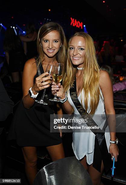 Teen Moms OG star Maci Bookout celebrates bachelorette party at 1 OAK Las Vegas in the Mirage Hotel and Casino September 2, 2016 in Las Vegas, Nevada.