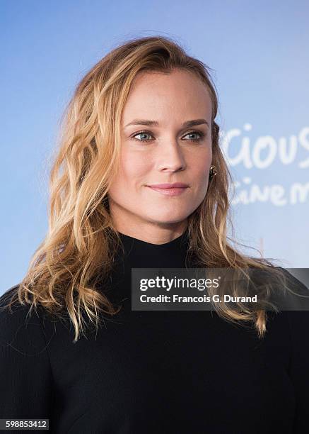 Diane Kruger poses at a photocall during the 42nd Deauville American Film Festival on September 3, 2016 in Deauville, France.