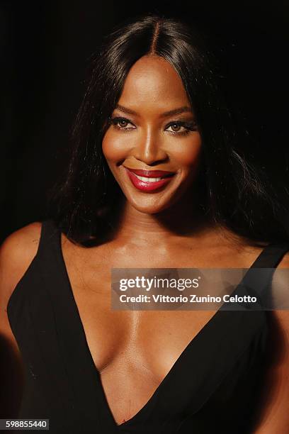 Naomi Campbell attends the premiere of 'Franca: Chaos And Creation' during the 73rd Venice Film Festival at Sala Giardino on September 2, 2016 in...