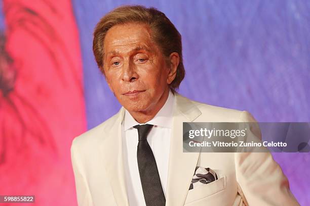 Valentino Garavani attends the premiere of 'Franca: Chaos And Creation' during the 73rd Venice Film Festival at Sala Giardino on September 2, 2016 in...