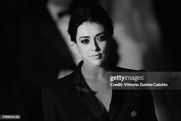 Valentina Lodovini attends the premiere of 'Franca: Chaos And Creation' during the 73rd Venice Film Festival at Sala Giardino on September 2, 2016 in...