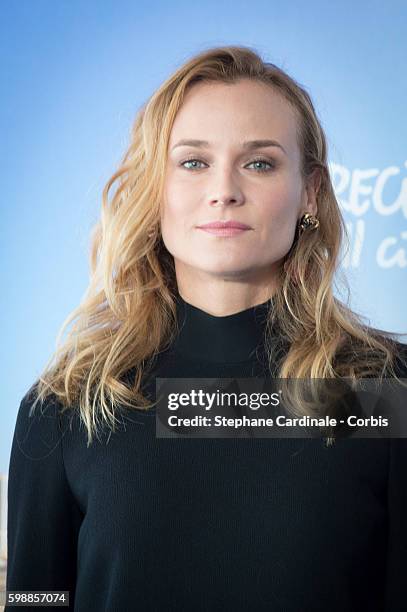 Actress Diane Kruger attends the "Infiltrator" Photocall during the 42nd Deauville American Film Festival on September 3, 2016 in Deauville, France.