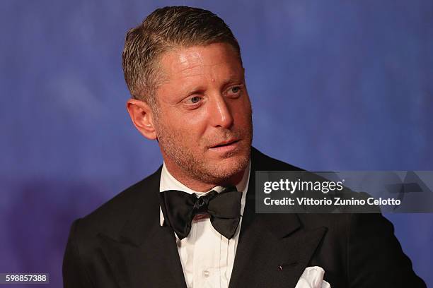 Lapo Elkann attends the premiere of 'Franca: Chaos And Creation' during the 73rd Venice Film Festival at Sala Giardino on September 2, 2016 in...