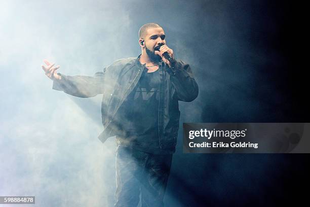 Aubrey Drake Graham aka Drake at Smoothie King Center on September 2, 2016 in New Orleans, Louisiana.