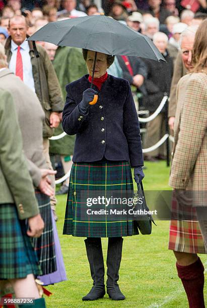 Princess Anne, Princess Royal attends The 2016 Braemar Highland Gathering on September 3, 2016 in Braemar, Scotland.