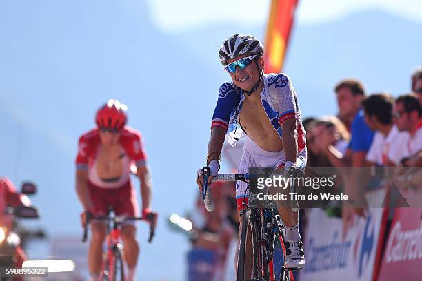 71st Tour of Spain 2016 / Stage 14 Arrival / Kenny ELISSONDE / Egor SILIN / Urdax-Dantxarinea - Aubisque-Gourette 1710m / La Vuelta /