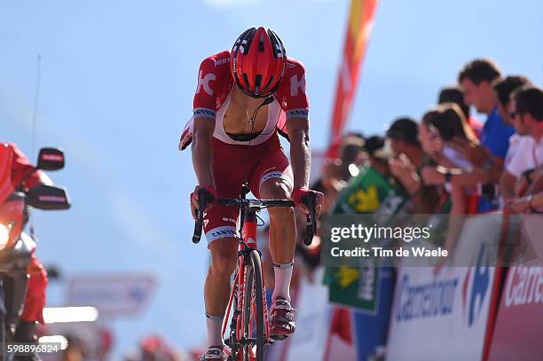 71st Tour of Spain 2016 / Stage 14 Arrival / Egor SILIN / Disappointment / Urdax-Dantxarinea - Aubisque-Gourette 1710m / La Vuelta /