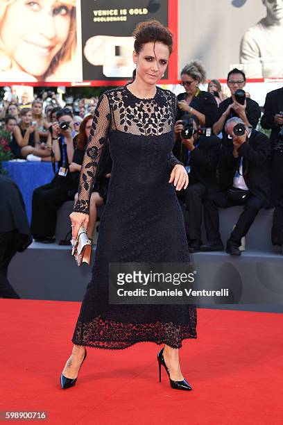 Camilla Filippi attends the premiere of 'The Young Pope' during the 73rd Venice Film Festival at on September 3, 2016 in Venice, Italy.