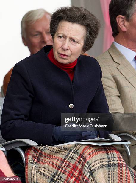 Princess Anne, Princess Royal attends The 2016 Braemar Highland Gathering on September 3, 2016 in Braemar, Scotland.