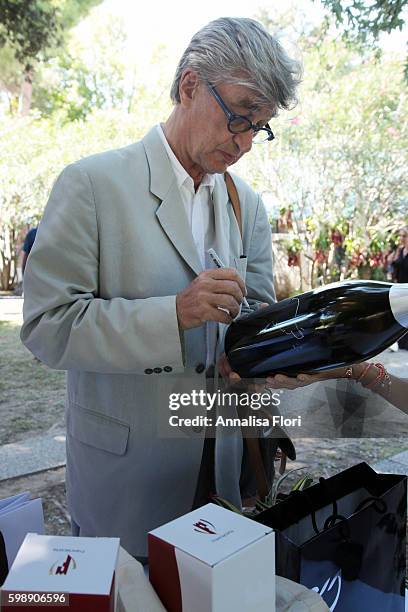 Director Wim Wenders attends a press junket for 'Les Beaux Jours D'Aranjuez' during the 73rd Venice Film Festival at on September 01, 2016 in Venice,...