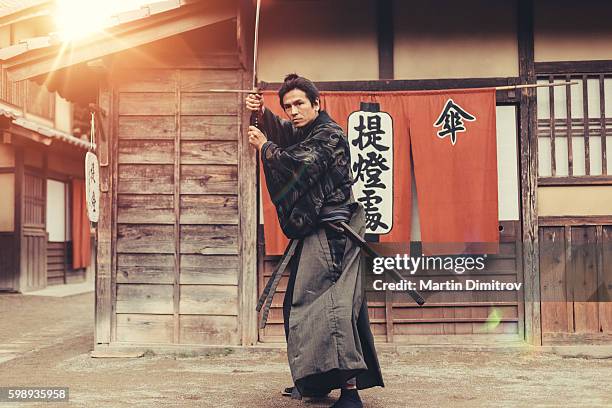 guerreiro samurai - ninja - fotografias e filmes do acervo