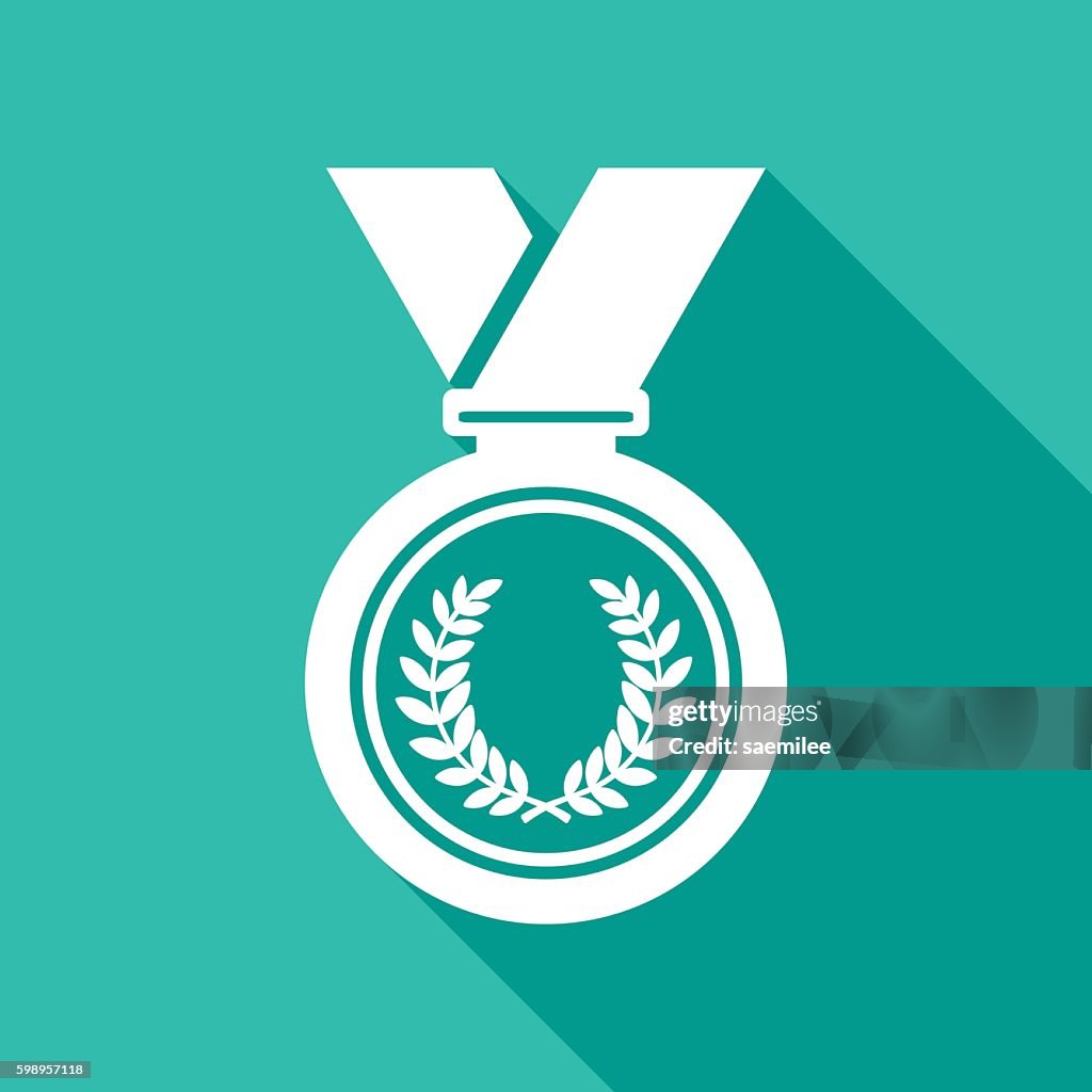 Medal Icon White