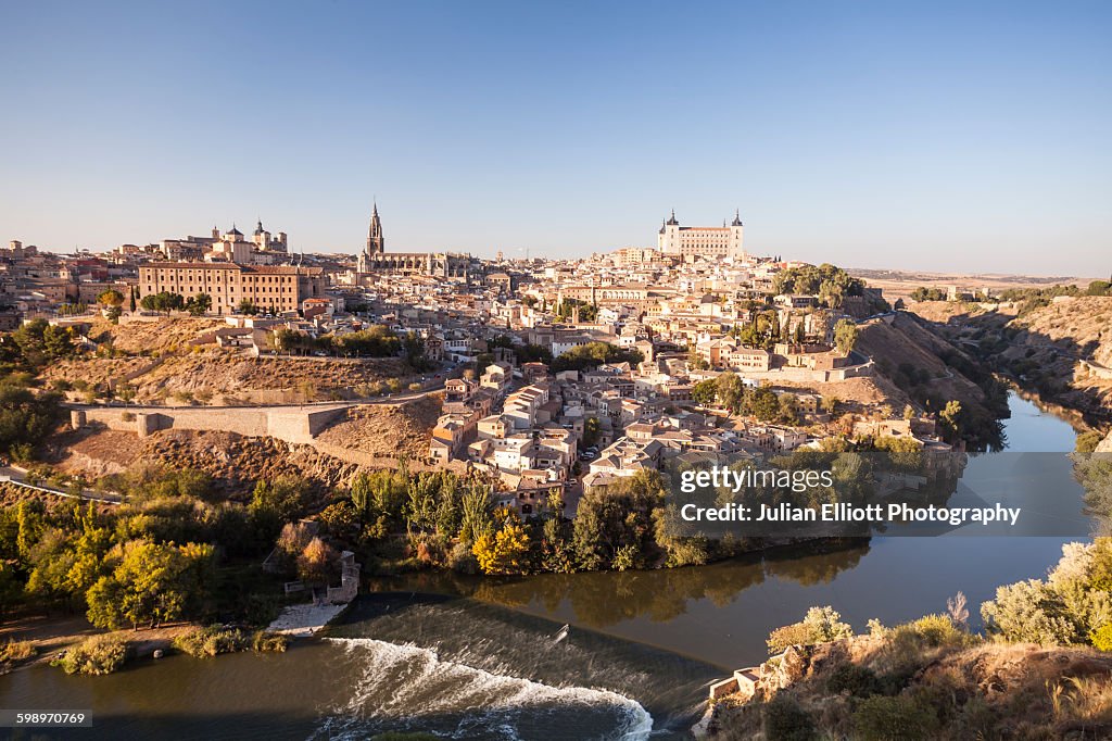 The city of Toledo in Spain.