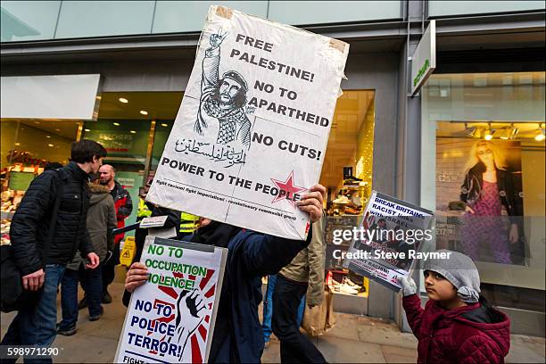 pro-palestinian demonstrators - pro palestinian protests stock pictures, royalty-free photos & images