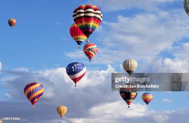 hot air balloons - scottsdale stock pictures, royalty-free photos & images