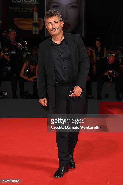 Paolo Genovese attends the premiere of 'Brimstone' during the 73rd Venice Film Festival at Sala Grande on September 3, 2016 in Venice, Italy.