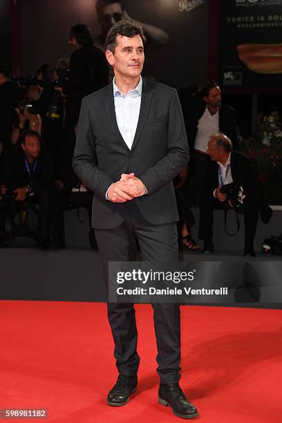 Koen De Bouw of the cast of 'Caffe' attends the premiere of 'Brimstone' during the 73rd Venice Film Festival at Sala Grande on September 3, 2016 in...