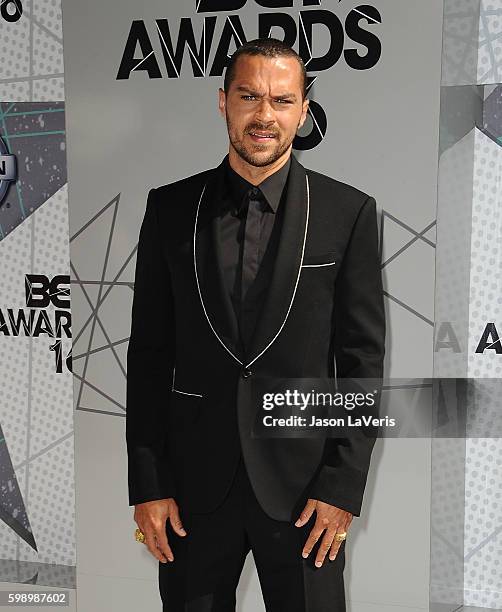 Actor Jesse Williams attends the 2016 BET Awards at Microsoft Theater on June 26, 2016 in Los Angeles, California.