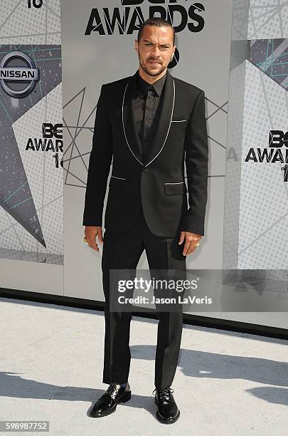 Actor Jesse Williams attends the 2016 BET Awards at Microsoft Theater on June 26, 2016 in Los Angeles, California.