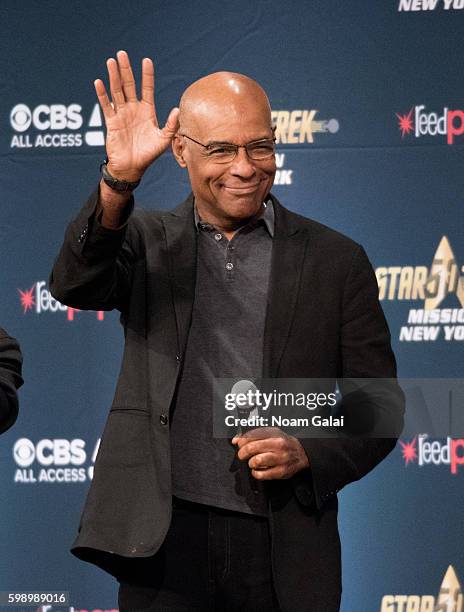 Actor Michael Dorn attends the Star Trek Mission: New York at The Jacob K. Javits Convention Center on September 3, 2016 in New York City.