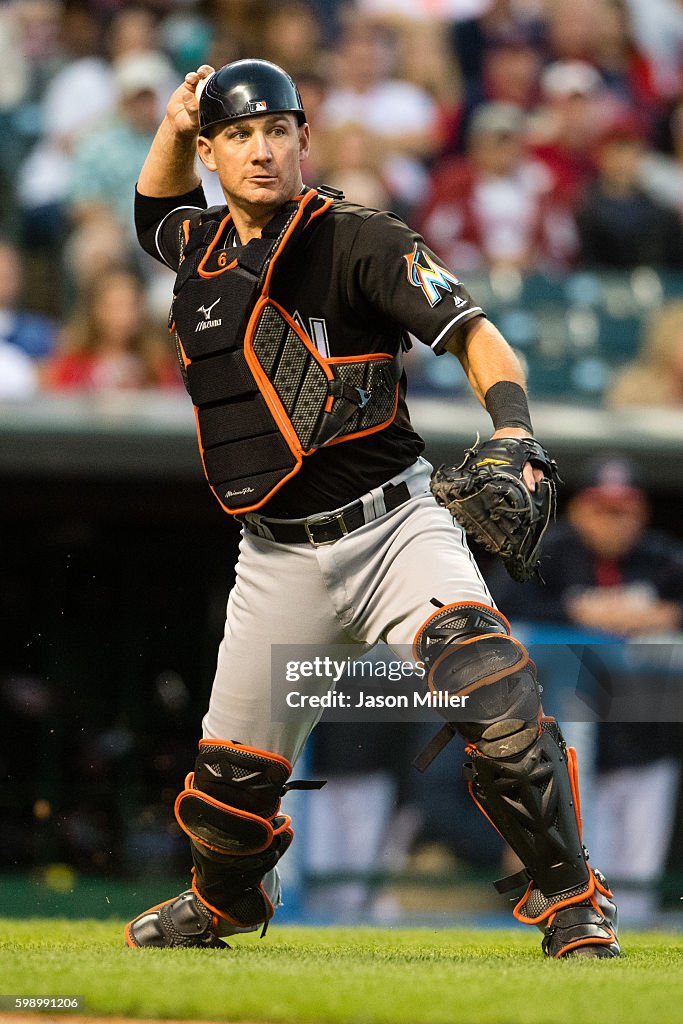 Miami Marlins v Cleveland Indians