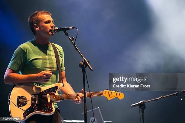 Paul Noonan of Bell X1 performs at electric Picnic at Stradbally Hall Estate on September 3, 2016 in Dublin, Ireland.