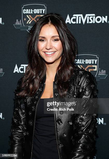 Actress Nina Dobrev attends The Ultimate Fan Experience, Call Of Duty XP 2016, presented by Activision, at The Forum on September 3, 2016 in...