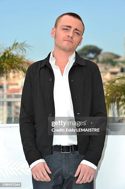 Jules Pelissier at the photo call for ?Lights Out? during the 63rd Cannes International Film Festival.