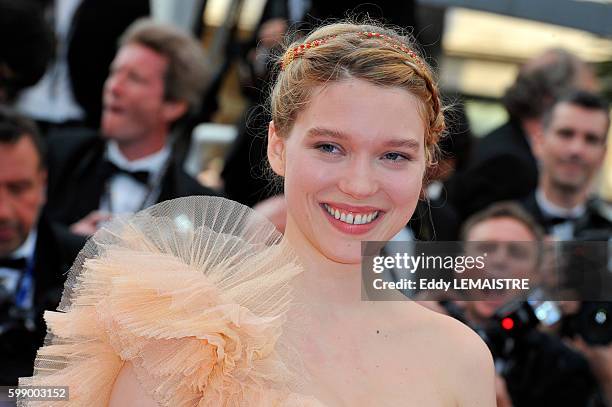 Lea Seydoux at the premiere of ?Robin Hood? during the 63rd Cannes International Film Festival.