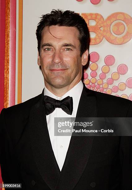 Jon Hamm arrives at the HBO After-Party held to honor the 63rd Primetime Emmy Awards.