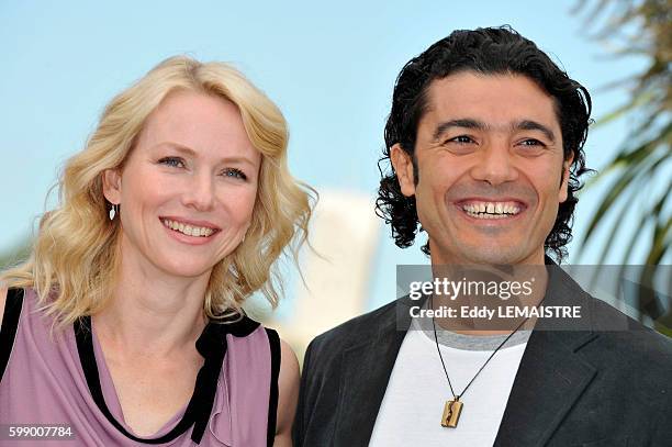 Naomi Watts and Khaled Nabawy at the photo call for ?Fair Game? during the 63rd Cannes International Film Festival.