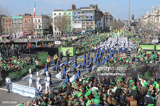 St Patrick's Day 2016 parade. Dublin, Ireland, on Thursday, 17 March 2016.