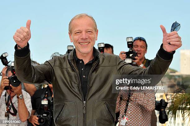 Pascal Greggory at the photo call for ?Rebecca H. ? during the 63rd Cannes International Film Festival.