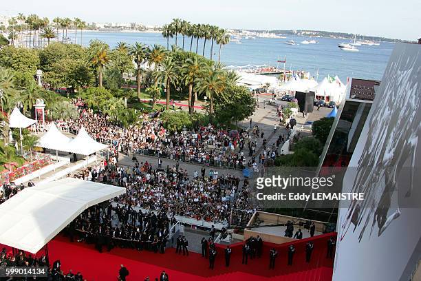 Opening ceremony of the 60th Cannes Film Festival. The film "My Blueberry Nights" is opening the festival.