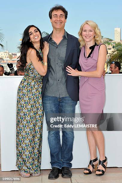 Liraz Charhi, Doug Liman and Naomi Watts at the photo call for ?Fair Game? during the 63rd Cannes International Film Festival.