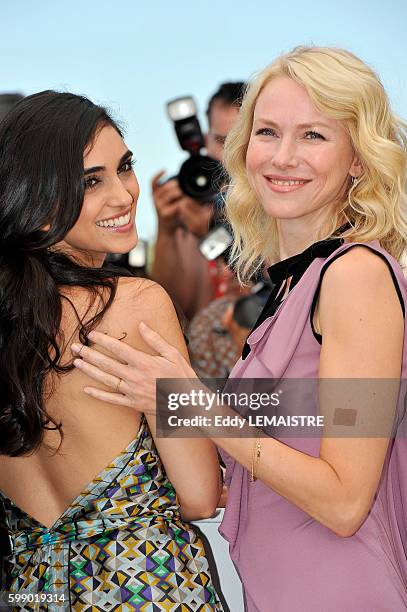 Liraz Charhi and Naomi Watts at the photo call for ?Fair Game? during the 63rd Cannes International Film Festival.