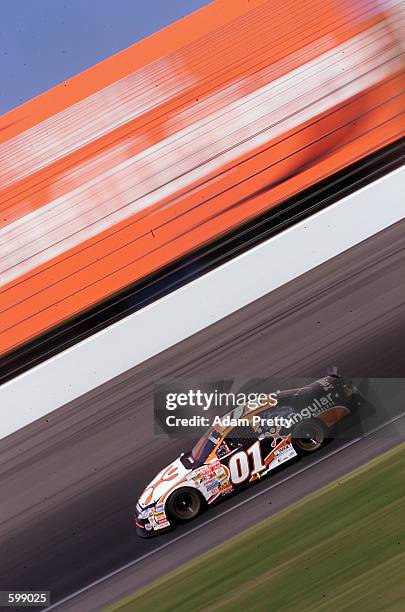 Jason Leffler drives his Ganassi Racing Dodge Intrepid during the NASCAR Winston Cup Series, Protection One 400 at Kansas Speedway, Kansas City,...
