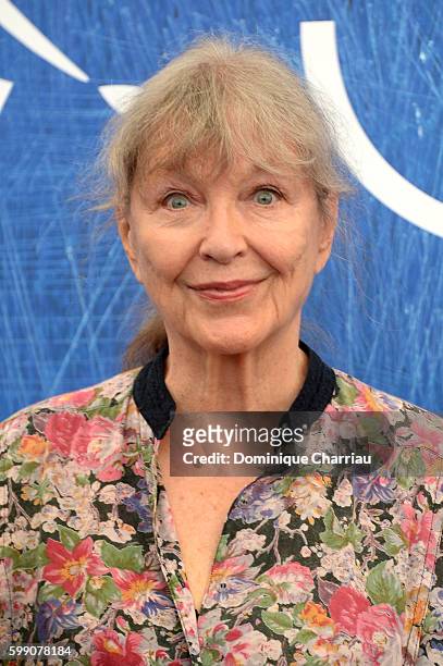 Actress Marina Vlady attends a photocall for 'Spira Mirabiliss' during the 73rd Venice Film Festival at on September 4, 2016 in Venice, Italy.